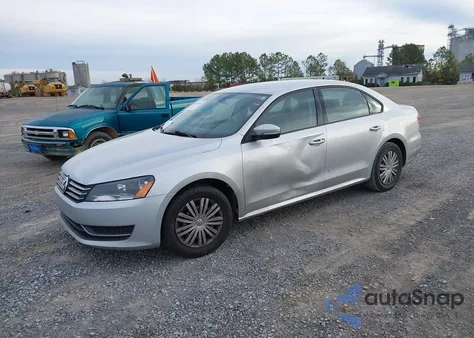 2014 Volkswagen Passat 1.8T S from USA, damaged, VIN 1VWAT7A39EC063663